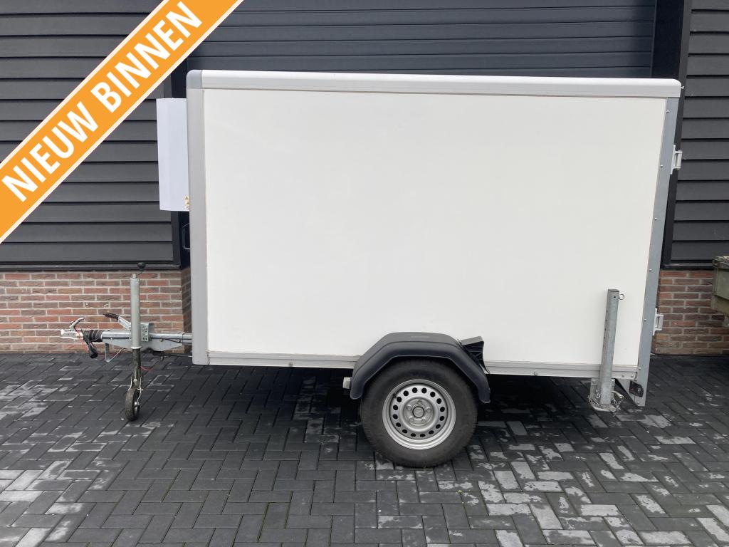 Koelwagen koelaanhanger enkelasser geremd met kenteken, Auto diversen, Aanhangers en Bagagewagens, Gebruikt