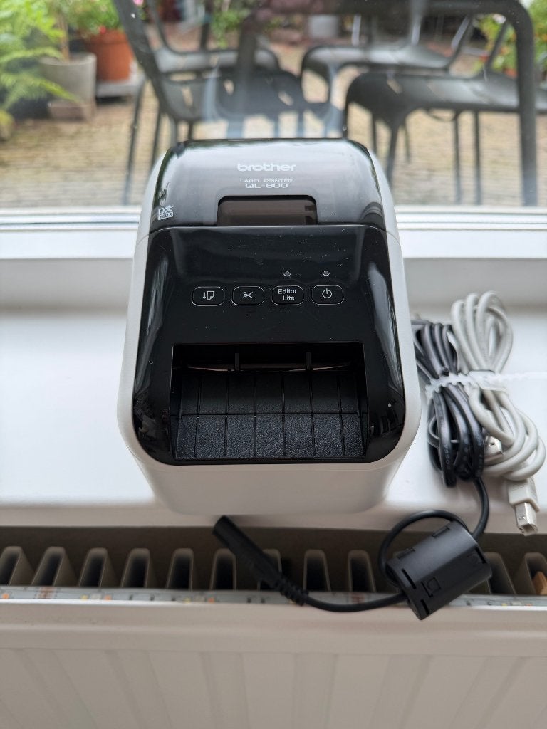 Brother QL-800 labelprinter, Ophalen of Verzenden, Zo goed als nieuw, Etiket, Brother