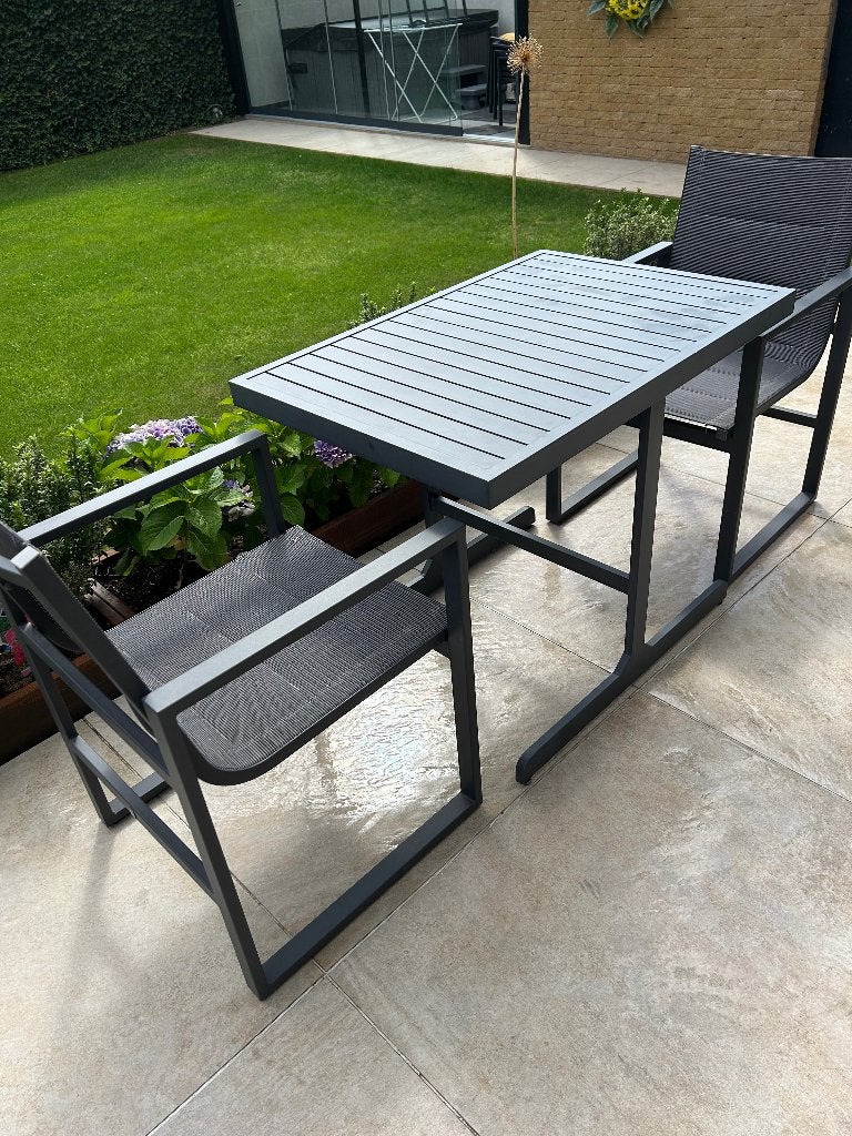Tuinset, Gebruikt, Aluminium, Tuinset, Eettafel