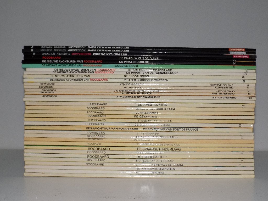 Roodbaard ~ Complete serie 1 t/m 34, Complete serie of reeks, Ophalen of Verzenden, Gelezen