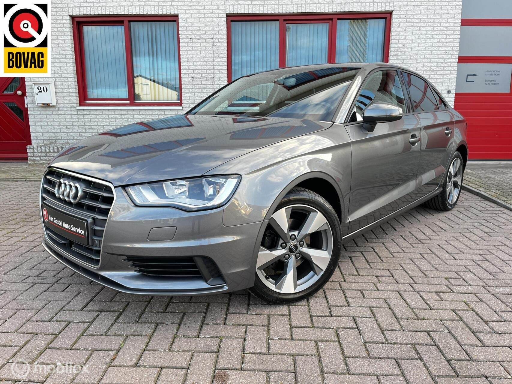 Audi A3 Limousine 1.4 TFSI SEDAN/LEER/NAVI/CLIMA/150PK, Auto's, Gebruikt, Zwart, 4 cilinders, 150 pk