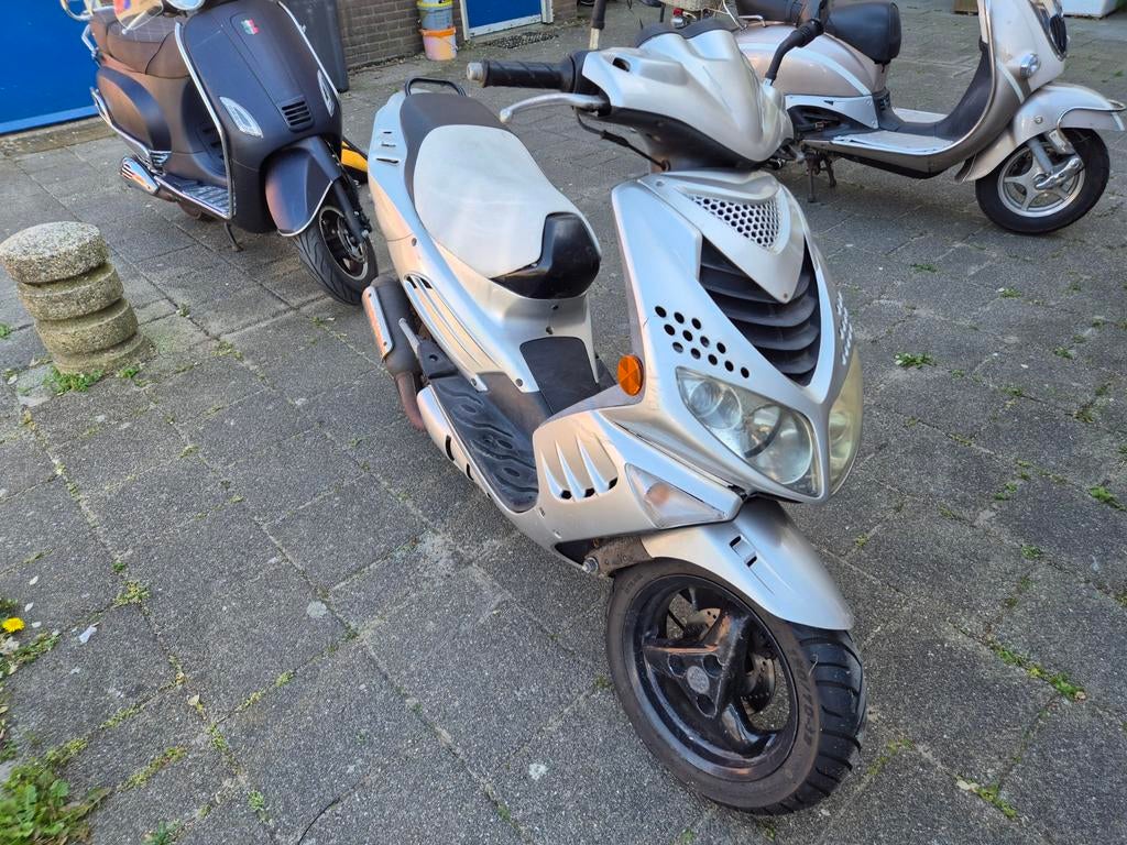 Peugeot scooter, Fietsen en Brommers, Scooters | Overige merken, Ophalen, Gebruikt, Benzine