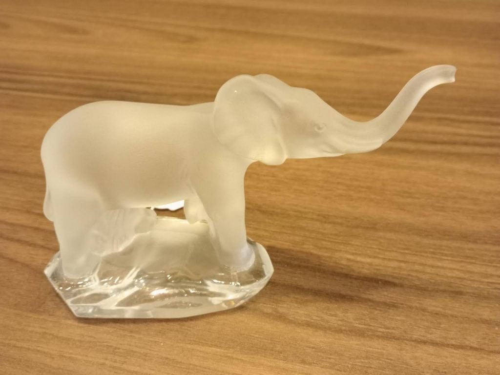 Olifant in Goebel Crystal., Antiek en Kunst, Ophalen of Verzenden