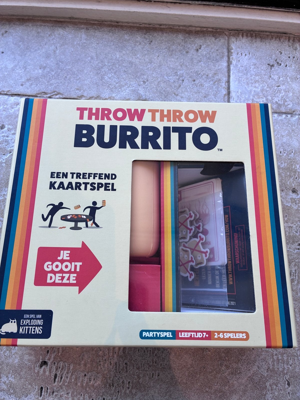 Throw Throw Burrito - Het hilarische kaartspel!, Een of twee spelers, Ophalen, Zo goed als nieuw