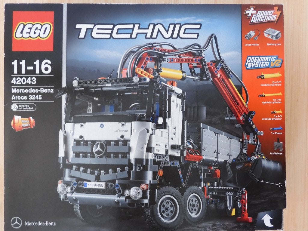 Lego Technic Mercedes-Benz Arocs 3245, Legonr 42043, Compleet, Lego, Ophalen of Verzenden, Zo goed als nieuw