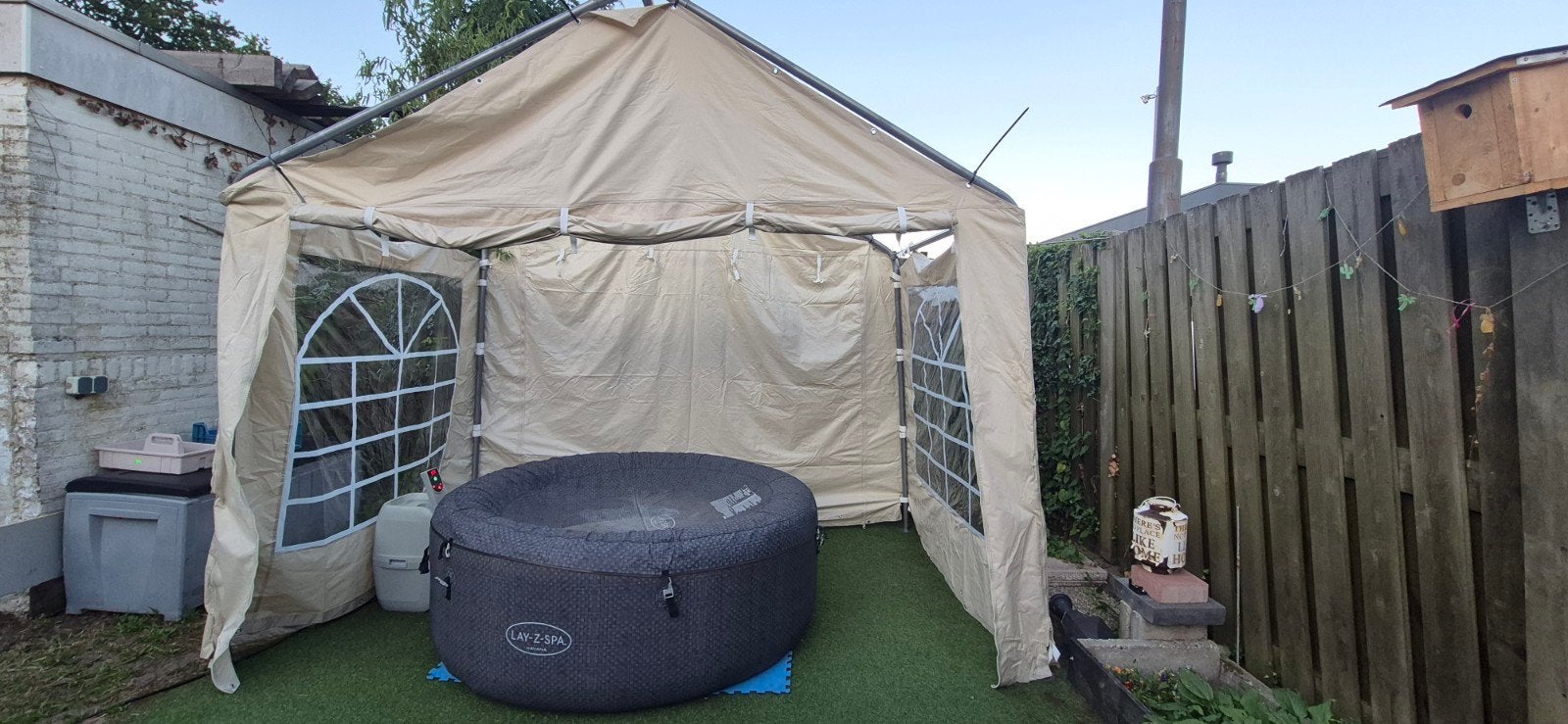 Party tent zonder dak, Ophalen, Opvouwbaar, Minder dan 4 meter, Zo goed als nieuw