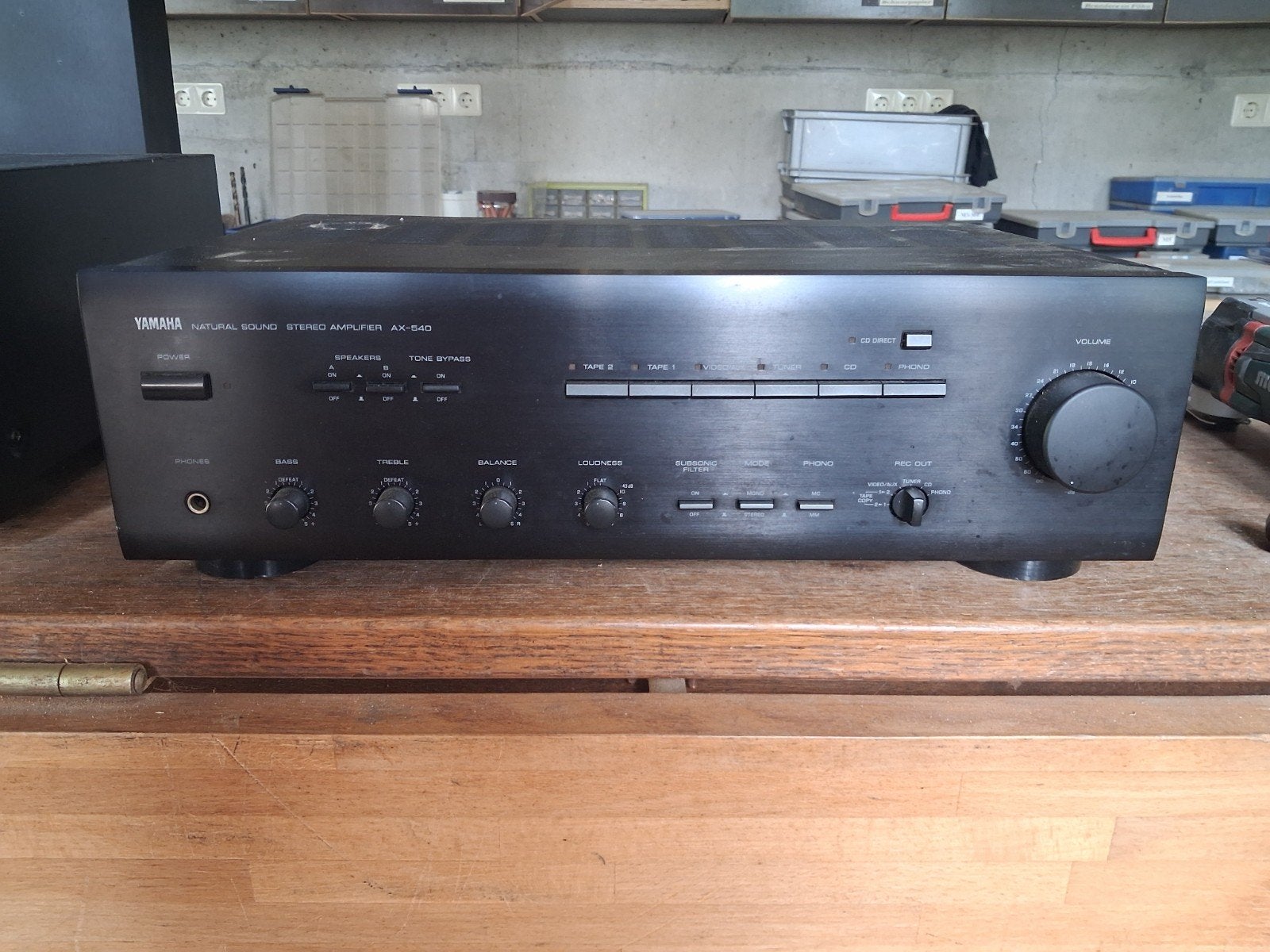 Yamaha versterker AX 540, Audio, Tv en Foto, Versterkers en Receivers, Yamaha, Ophalen of Verzenden, Zo goed als nieuw, 60 tot 120 watt
