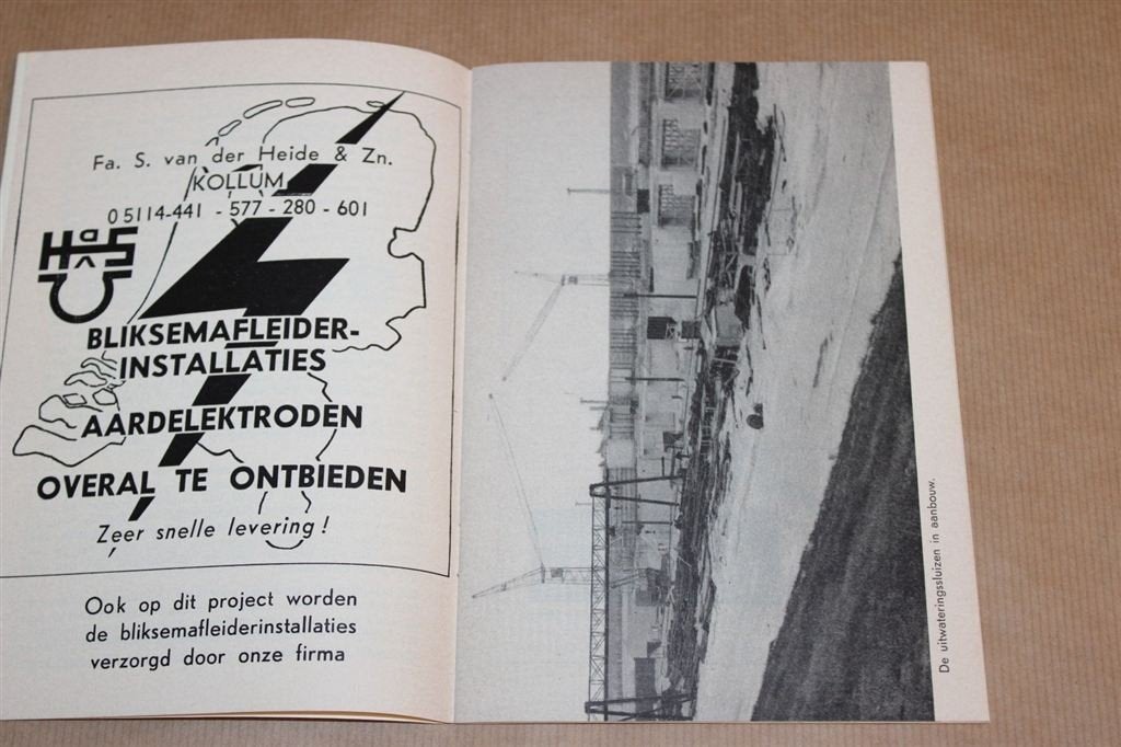 Excursiegids Lauwerszeewerken - 1959, Ophalen of Verzenden, Zo goed als nieuw