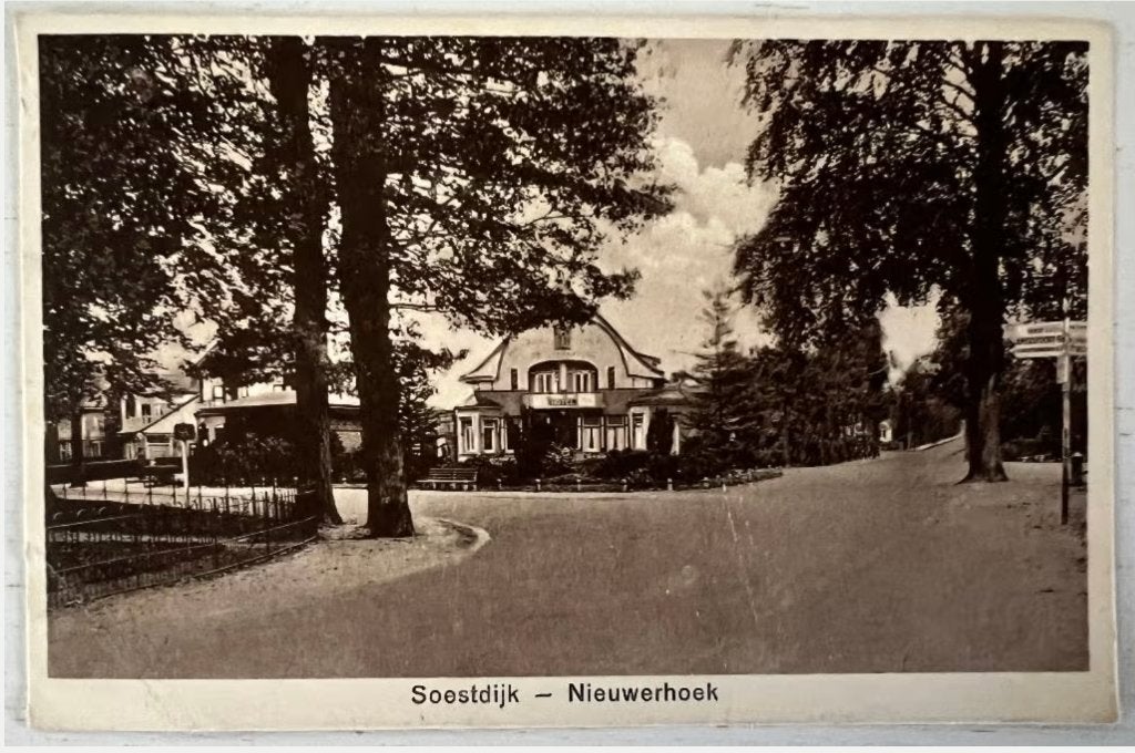 Oude Ansichtkaart Soestdijk - Nieuwehoek (1930), Ophalen of Verzenden, 1920 tot 1940, Gelopen, Utrecht