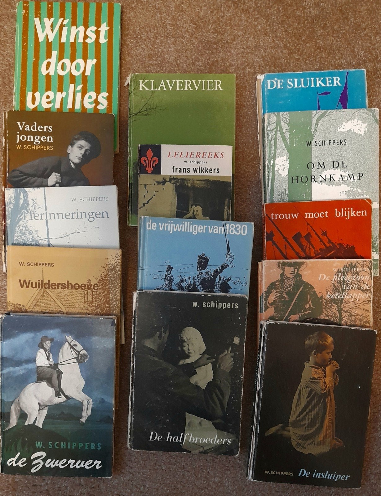14 Boeken van w schippers, Ophalen, Gelezen