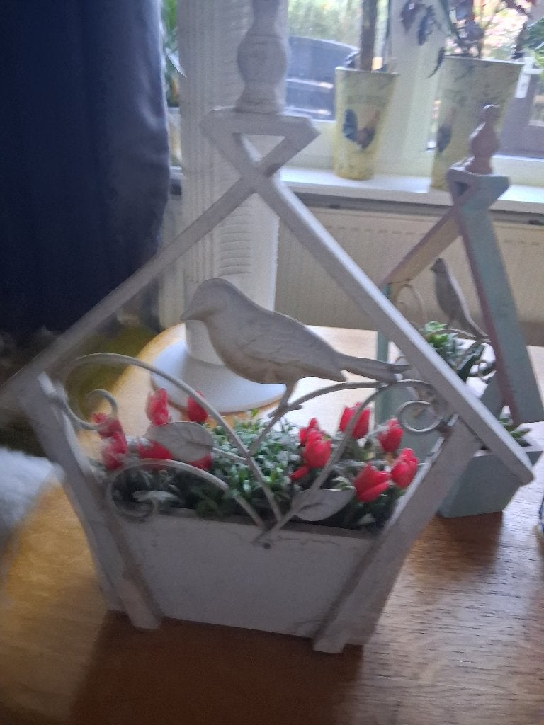 plantenbakje hout metaal, Ophalen, Overige materialen, Gebruikt, Minder dan 30 cm