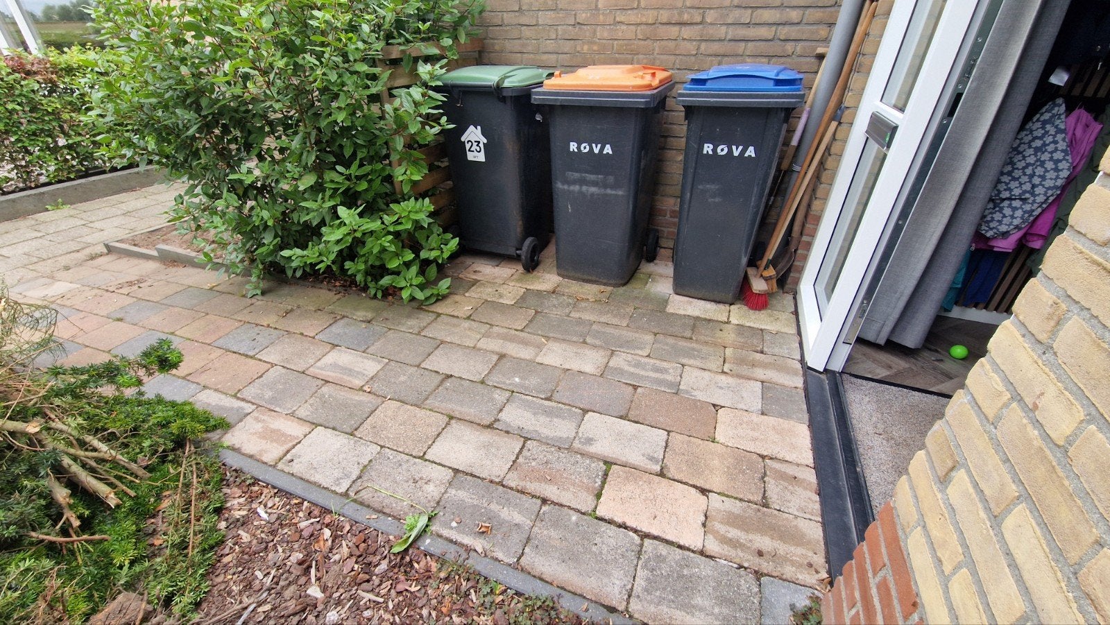 Klinkers, liggen al opgestapeld, Ophalen, Gebruikt, Klinkers, 5 tot 10 m²