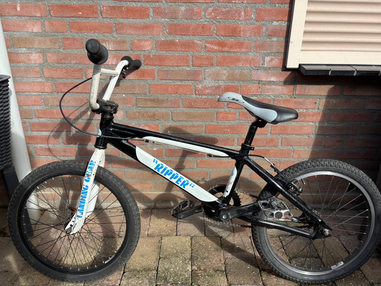 SE Racing Ripper BMX - 20 Inch - blauw en wit, Ophalen, Velgrem, V-brakes, Aluminium