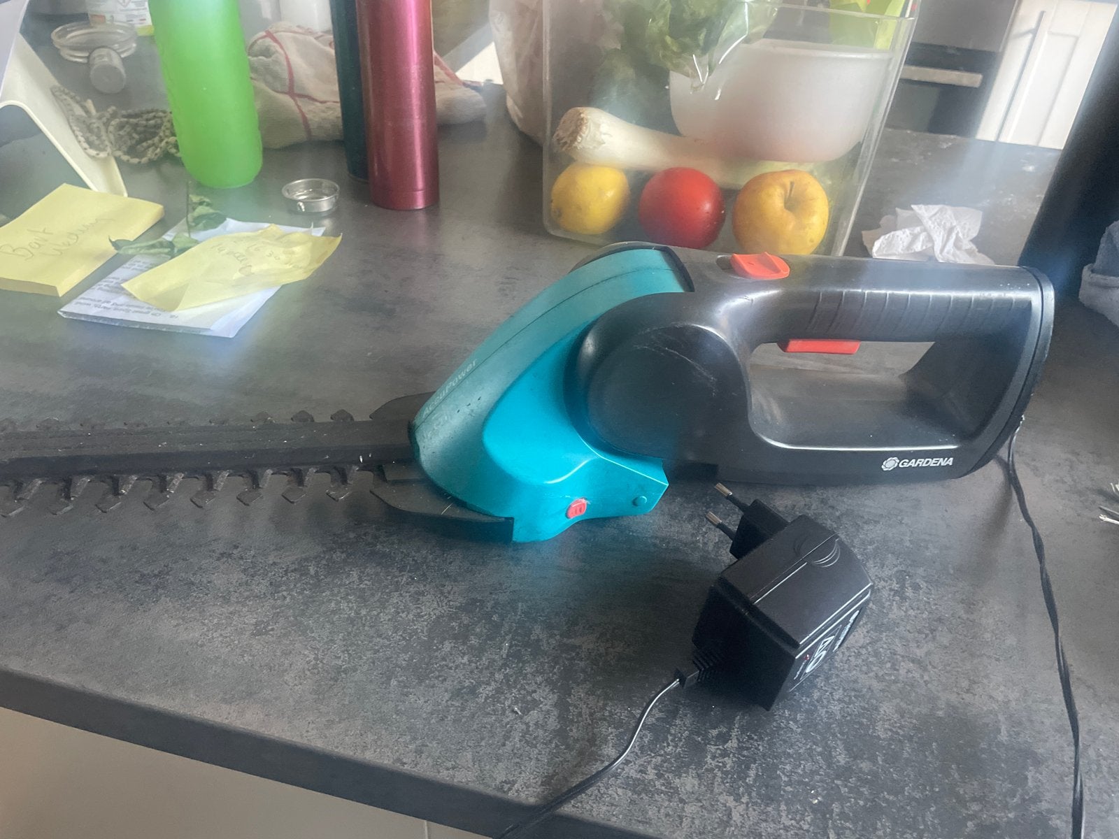 Gardena Accu 75 Heggenschaar - Compact en Draadloos, Ophalen of Verzenden, Gebruikt, Accu