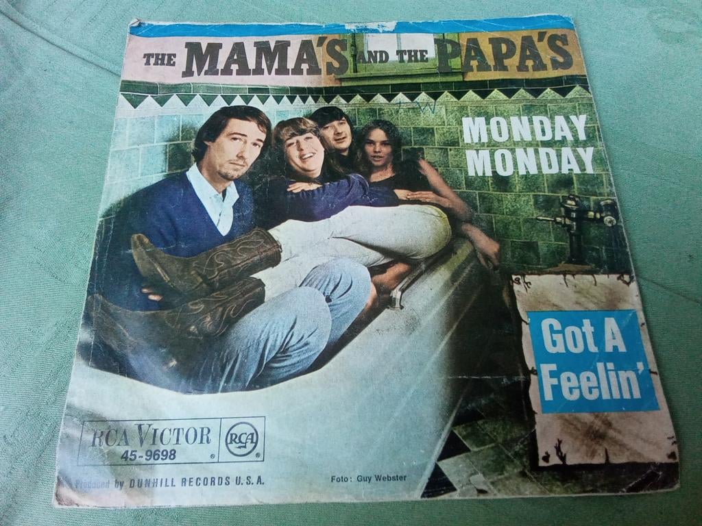 Mama's and papa's.       Monday Monday  gereserveerd, Gebruikt, Verzenden, 7 inch, Single