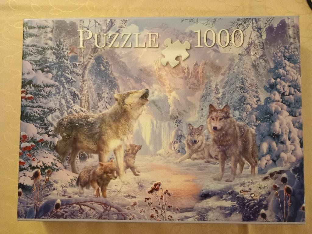 Winterwolven puzzel (Nijmegen oost), Ophalen of Verzenden, 500 t/m 1500 stukjes, Zo goed als nieuw, Legpuzzel