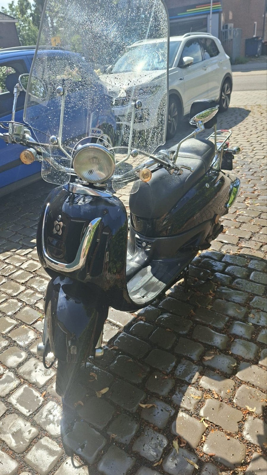 AGM Retro Scooter Zwart, Ophalen, Gebruikt, AGM, Benzine