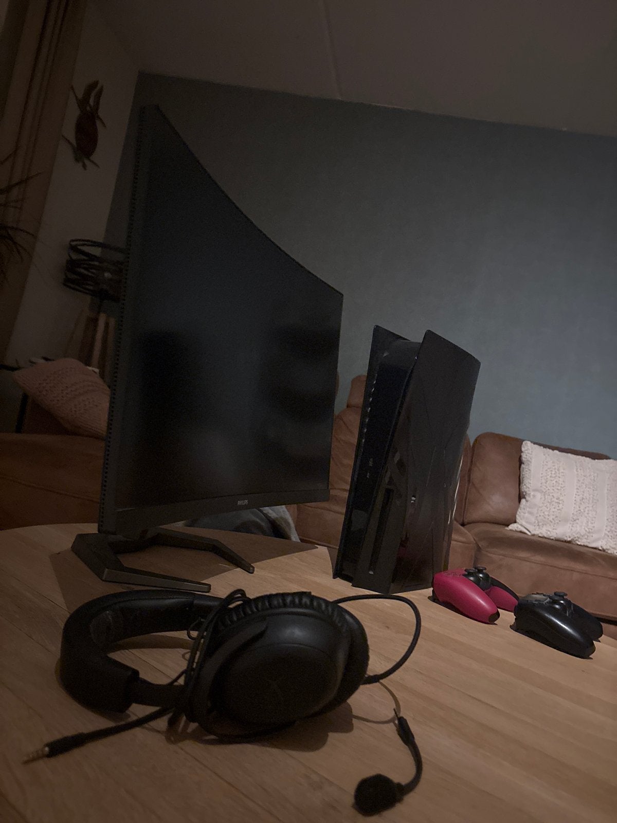 PlayStation 5 (original disc version + gaming monitor), Ophalen, Zo goed als nieuw, Overige typen
