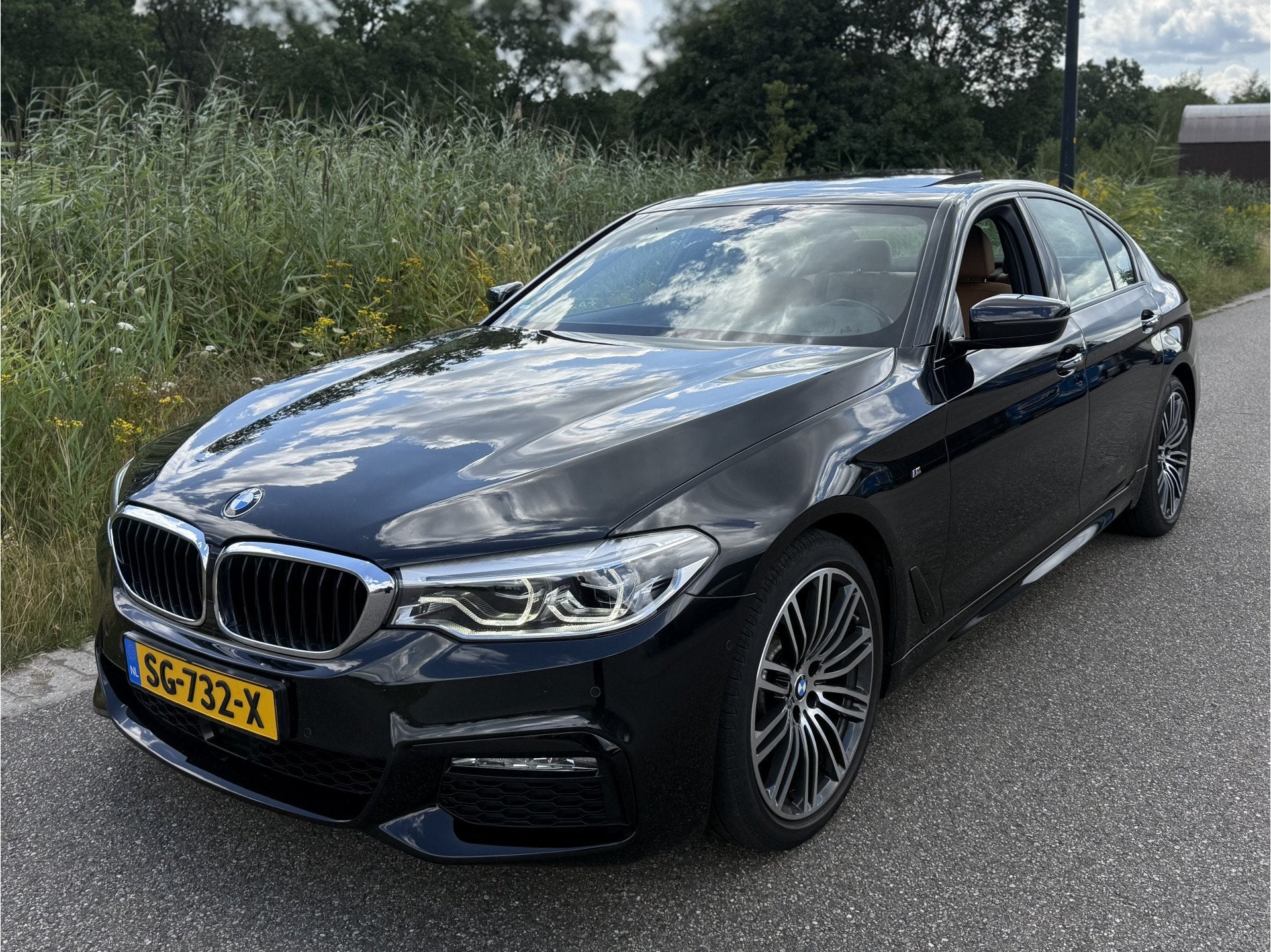 BMW 5 Serie 520i High Executive (bj 2018, automaat), Automaat, 1998 cc, Achterwielaandrijving, Gebruikt