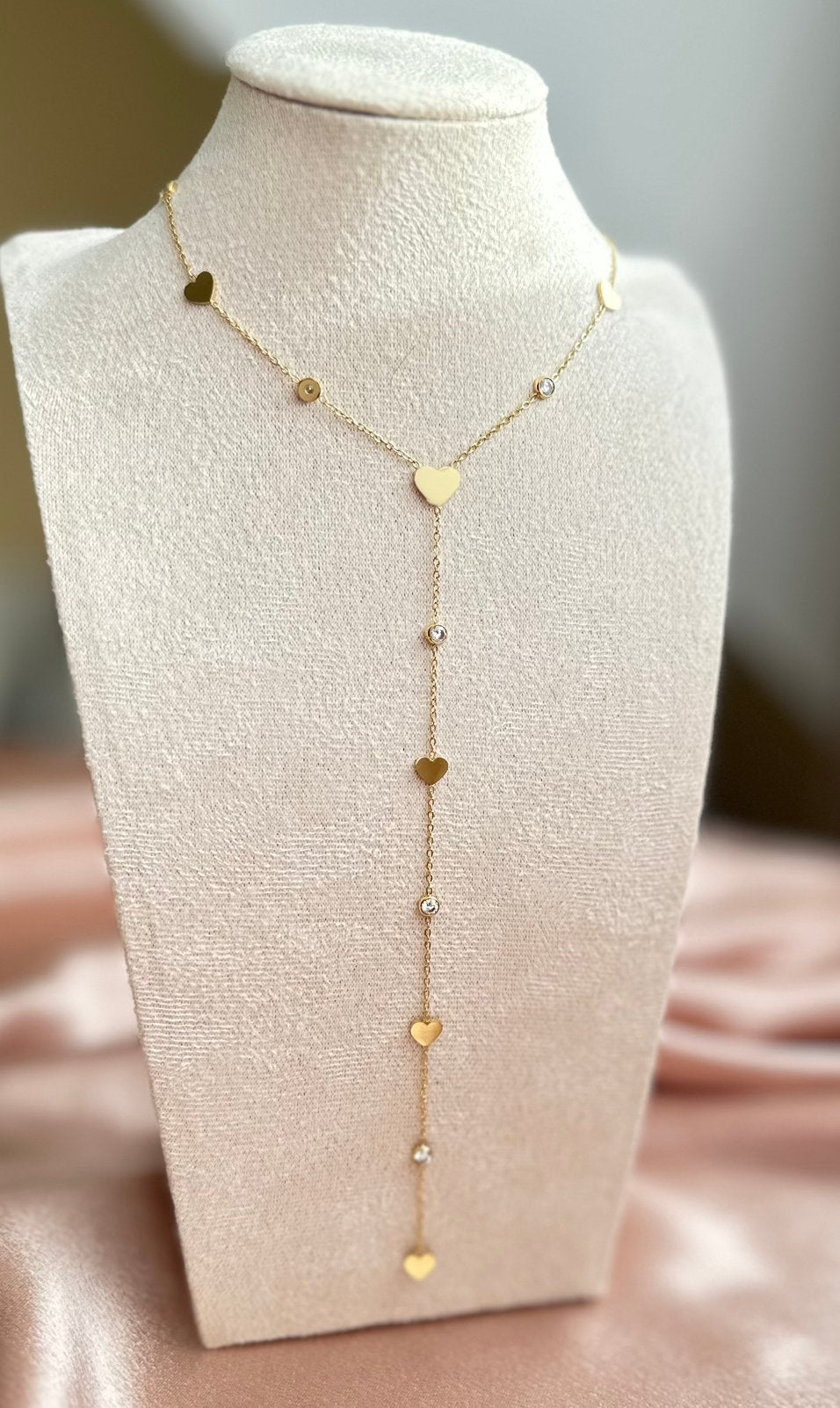 Long necklace, Sieraden, Tassen en Uiterlijk, Ophalen of Verzenden, Zo goed als nieuw, Goud, Overige materialen
