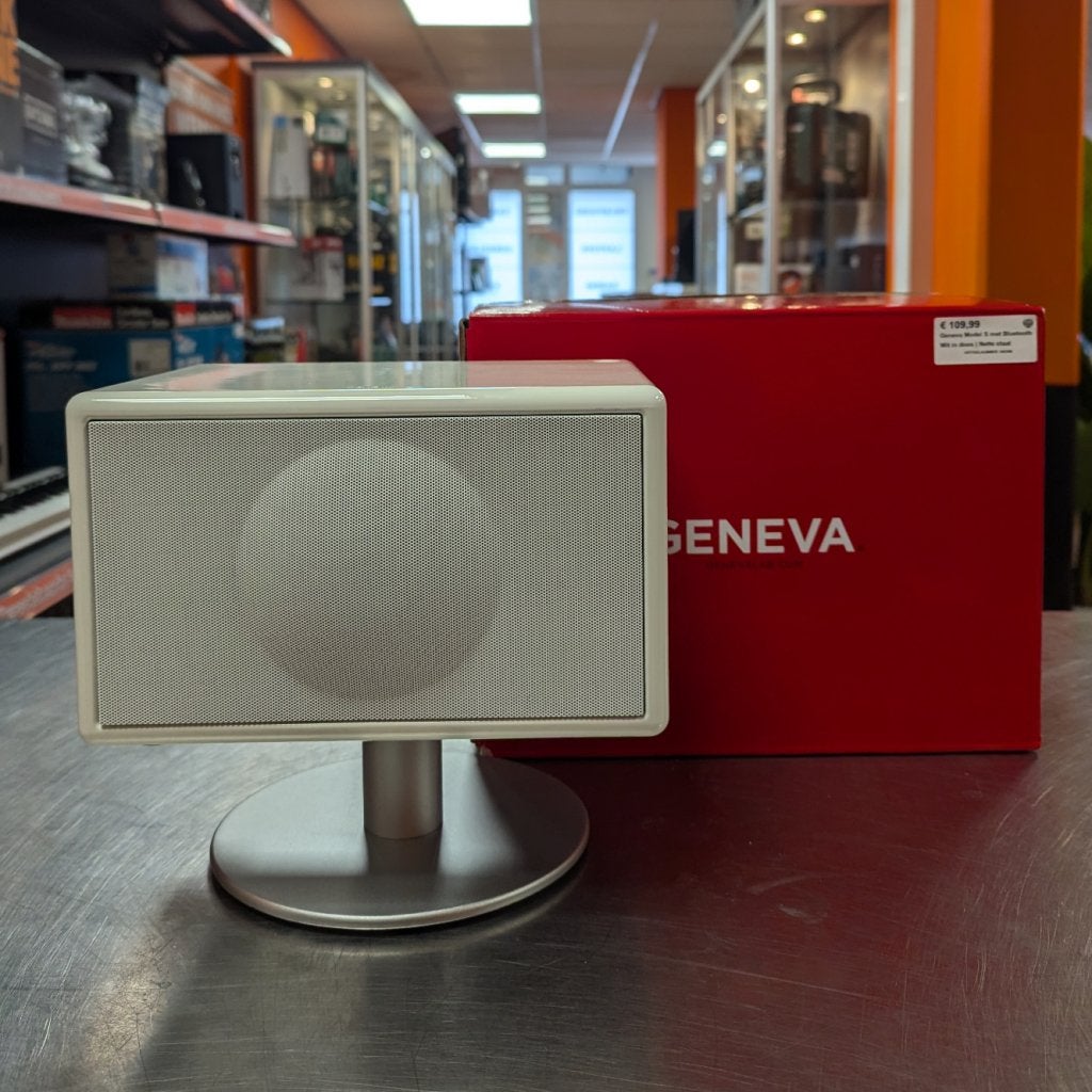 Geneva Model S met Bluetooth Wit in doos | Nette staat, Flex Ltd., Zo goed als nieuw, https://flex.com/contact-us, Nobelstraat 10, 5807 GA Oostrum LB, Limburg, Nederland