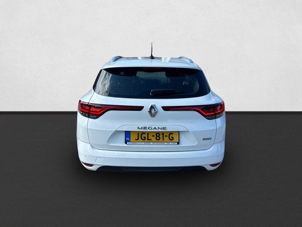 Renault Mégane Estate 1.6 E-Tech Plug-In Hybrid 160 Busines, Auto's, Gebruikt, 4 cilinders, Wit, Plug-in hybride
