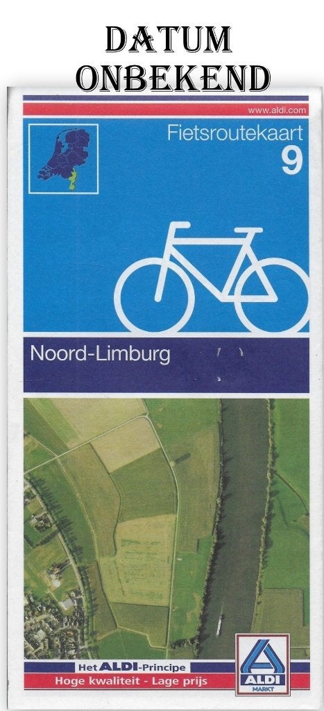 pl17- Aldi Plattegrond Noord Limburg, Gelezen, 2000 tot heden, Ophalen of Verzenden, Landkaart