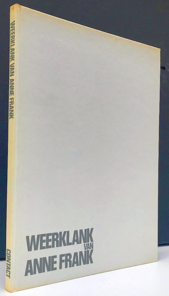 Steenmeijer, Anna G. (red.) - Weerklank van Anne Frank  1970, Ophalen of Verzenden, Zo goed als nieuw