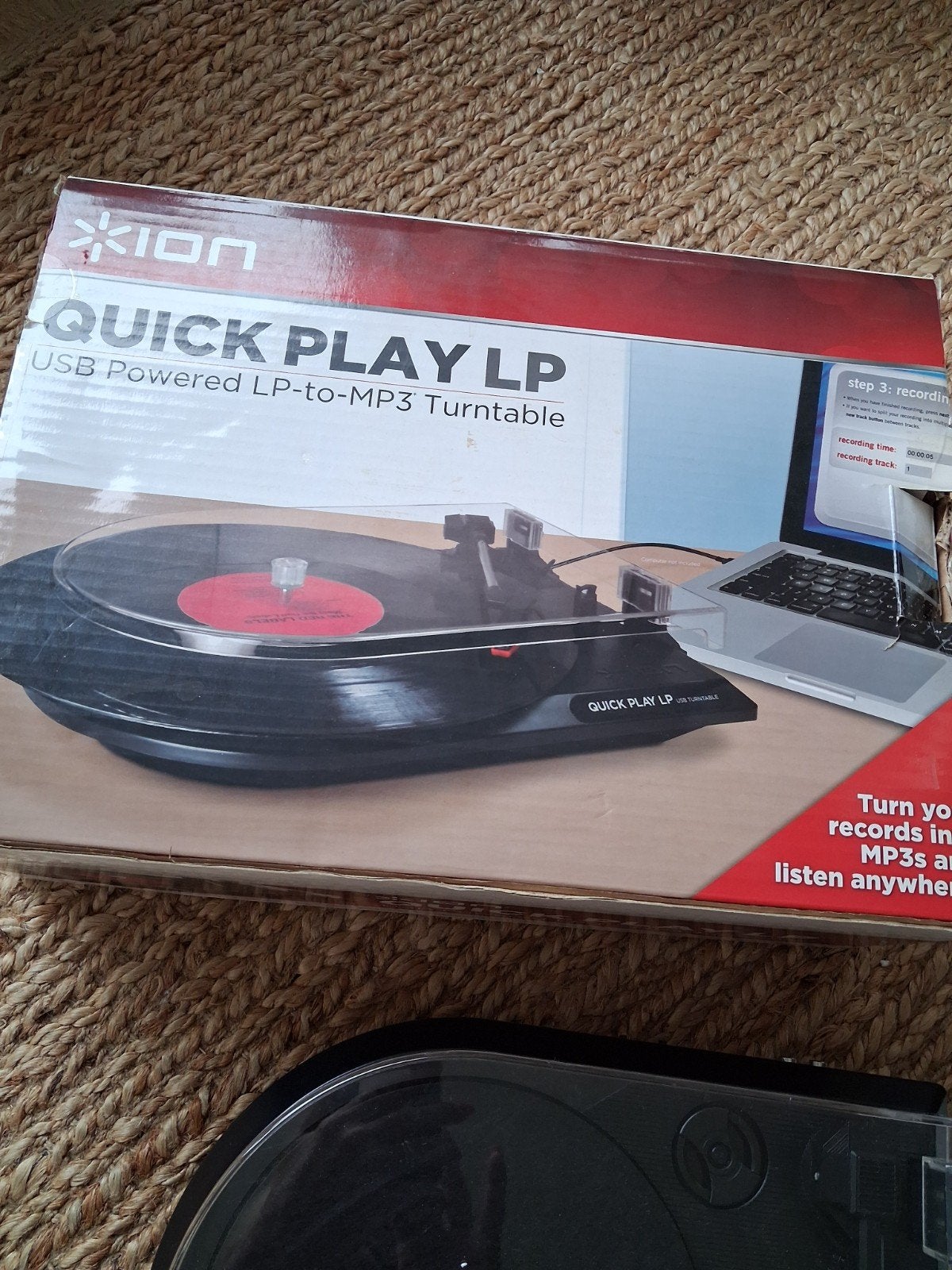 ION Quick Play LP USB Platenspeler - Zo goed als nieuw, Ophalen of Verzenden, Nieuw