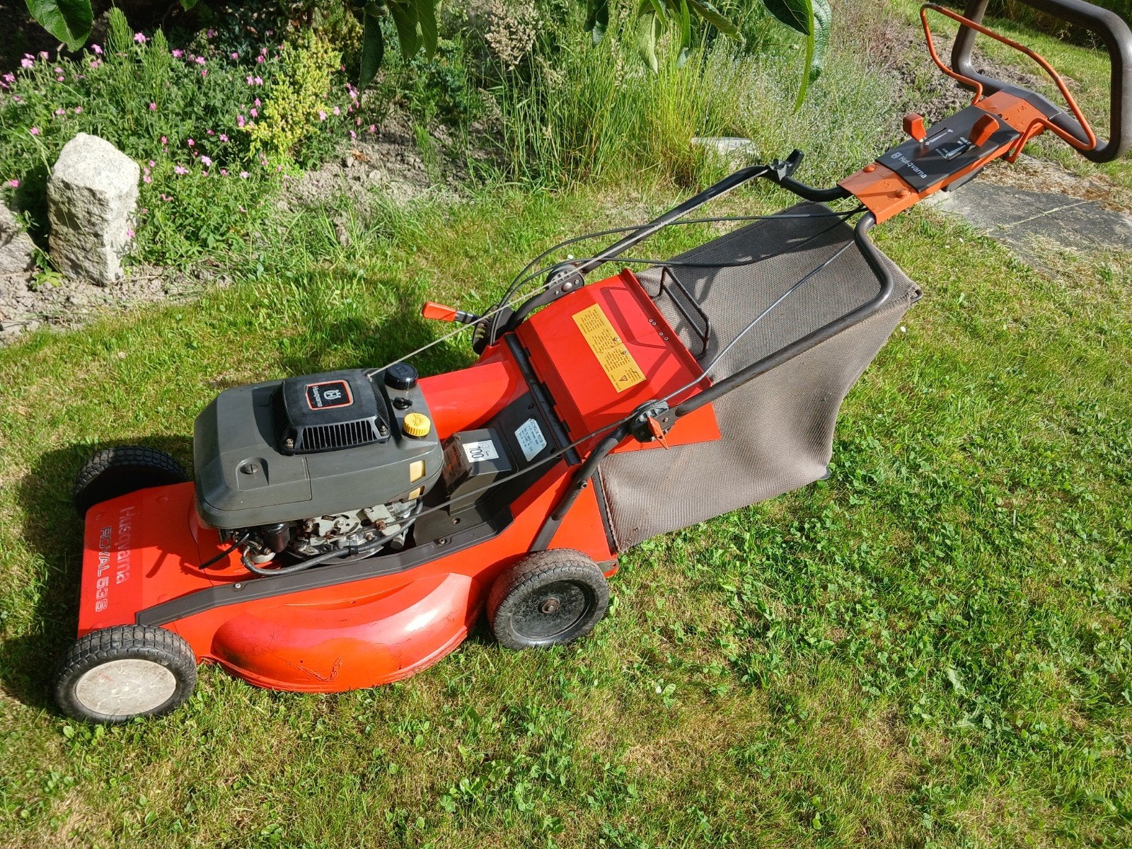 Husqvarna motormaaier 53cm, Tuin en Terras, Grasmaaiers, Ophalen of Verzenden, Gebruikt, 50 cm of meer