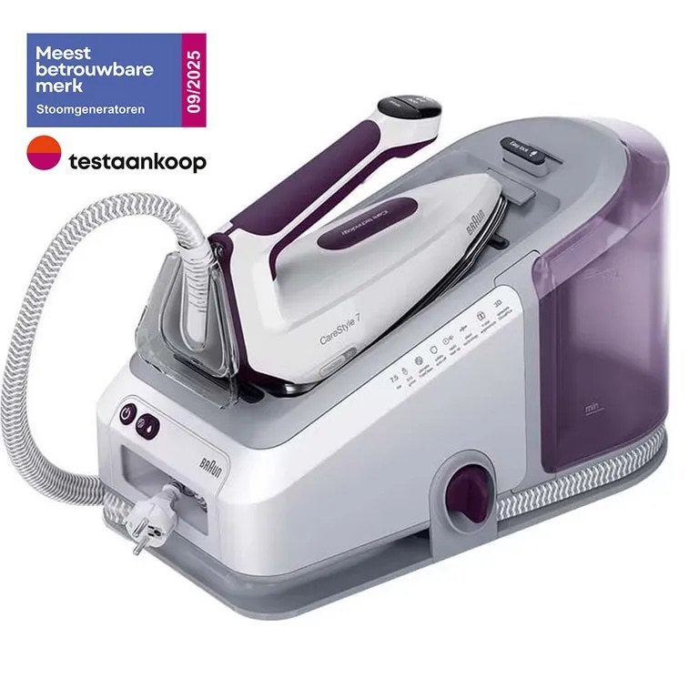 Braun Stoomgenerator CareStyle 7 IS7266VI, Ophalen, Nieuw, Strijkijzer met snoer