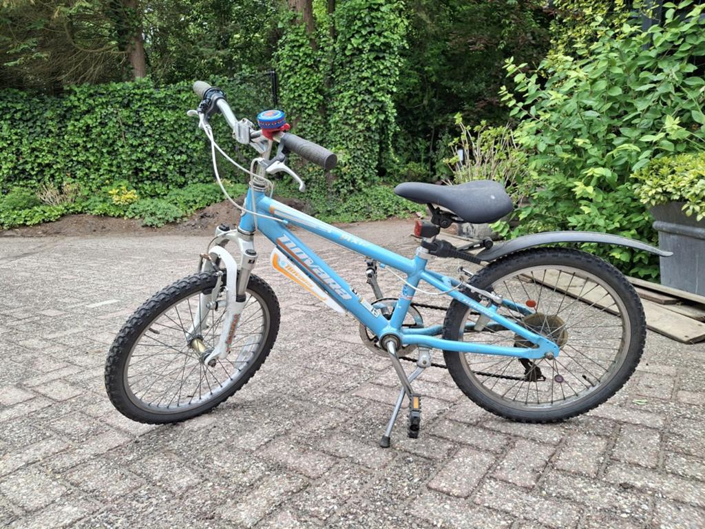 Kinderfiets Novara 20 inch - Blauw, Ophalen, Gebruikt, 20 inch of meer