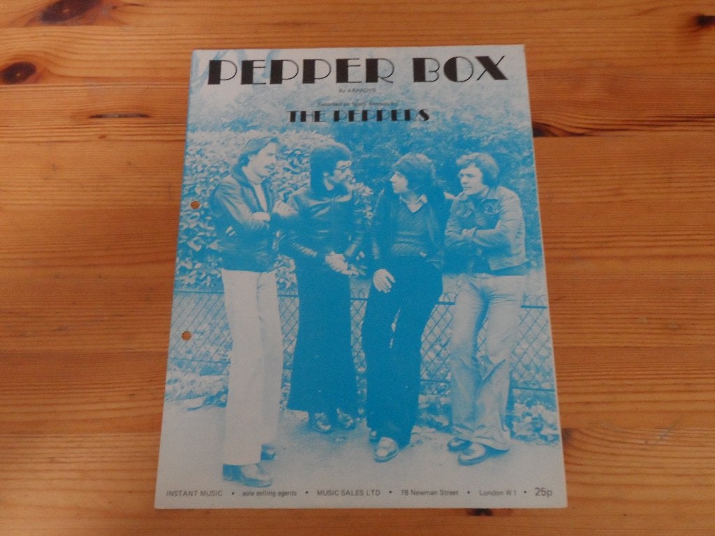 Pepper box - the peppers - arpadys, Gebruikt, Gitaar, Ophalen of Verzenden, Artiest of Componist