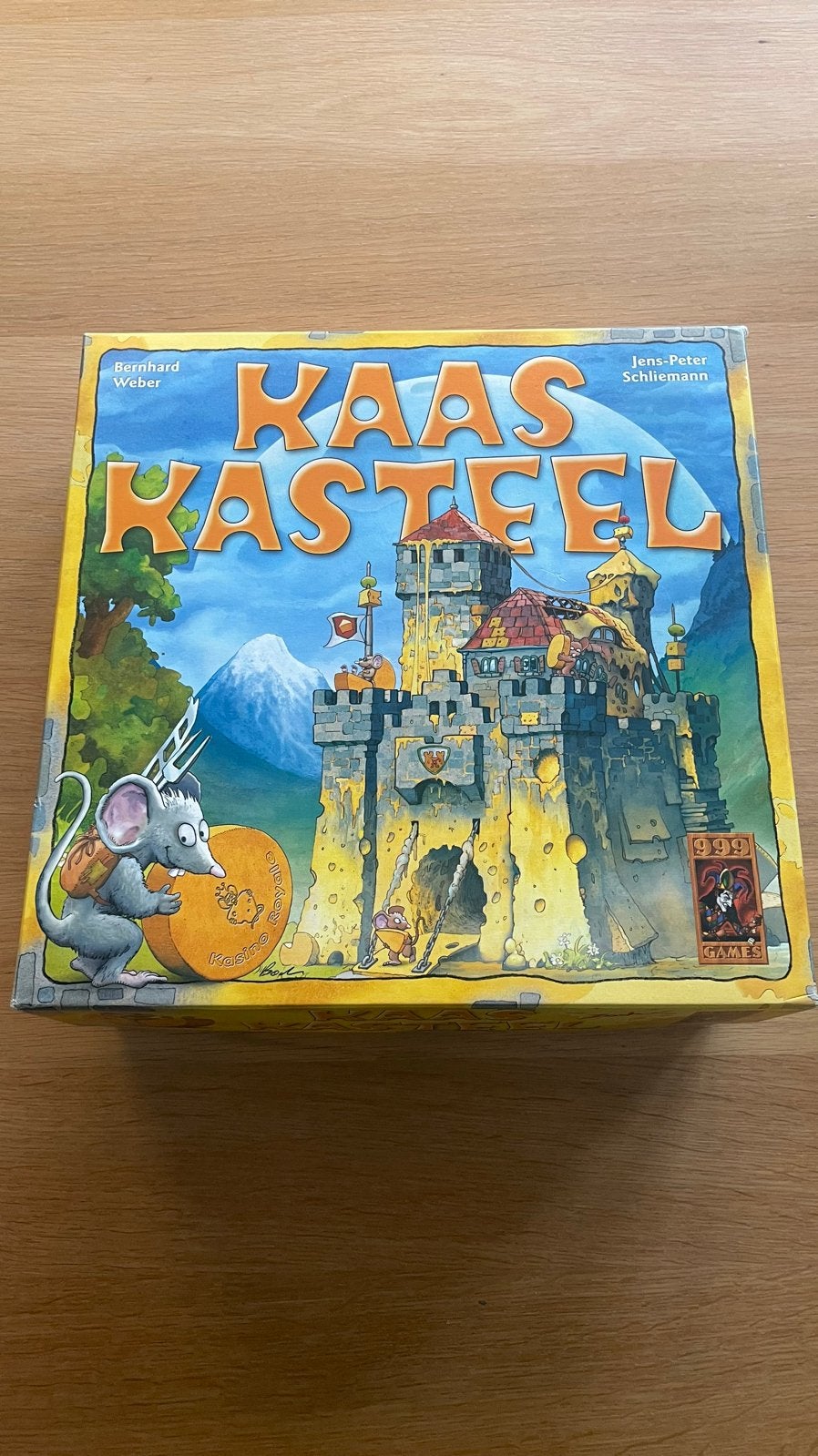 Kaas Kasteel - Leuk bordspel van 999 Games, Hobby en Vrije tijd, Drie of vier spelers, Ophalen, Gebruikt