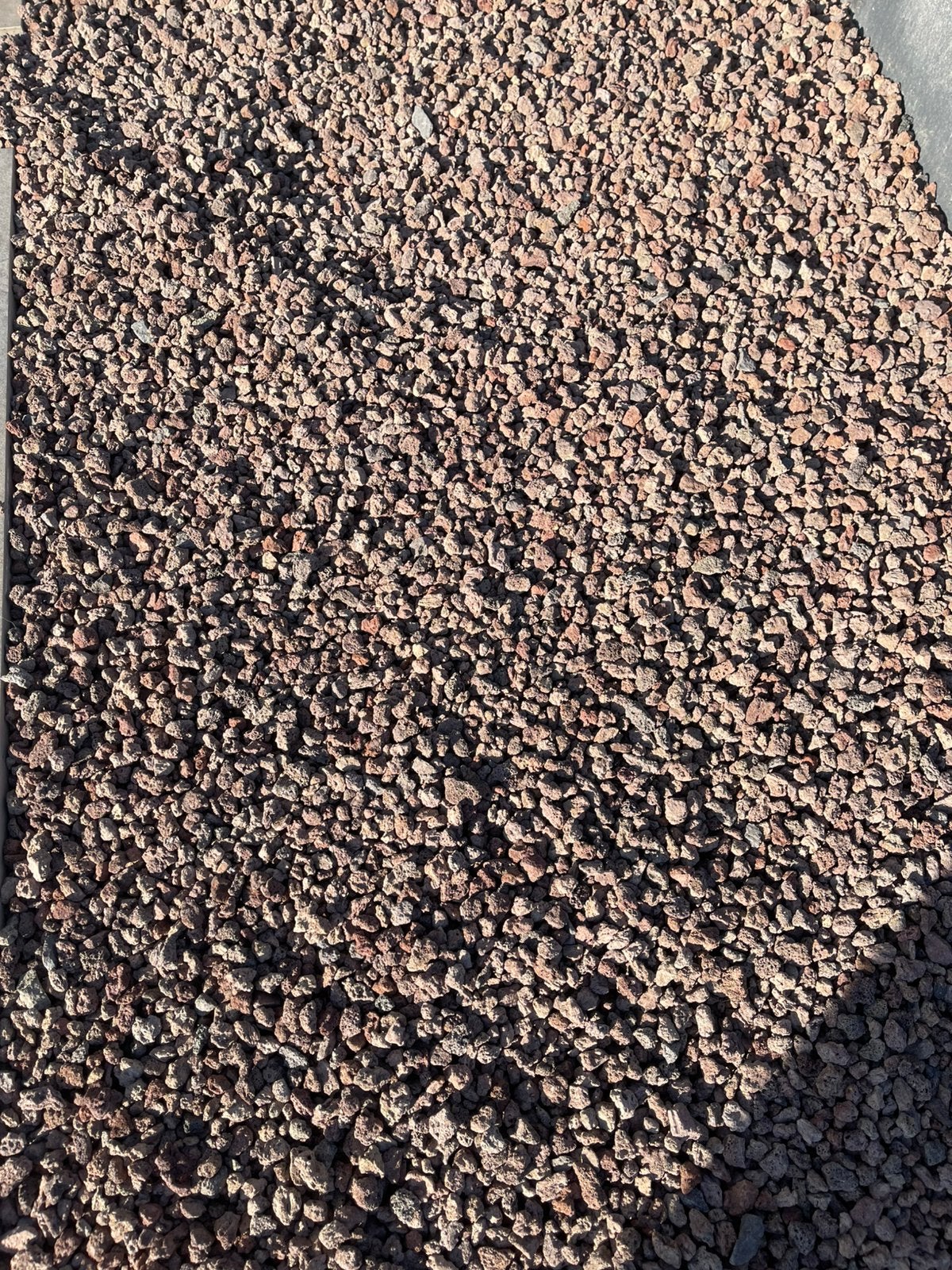 Lava Split 15-18mm grind verharding lavasteen 1/3 bigbag, Tuin en Terras, Ophalen, Bruin, Zo goed als nieuw, Split