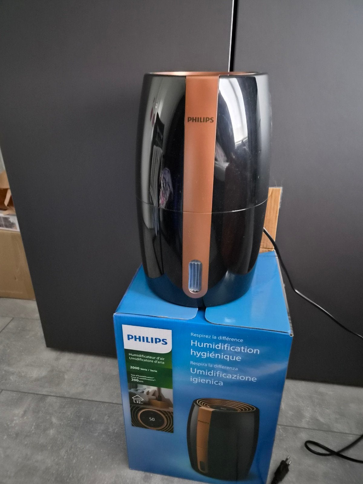 Philips Luchtbevochtiger - Hygiënische Luchtbehandeling, Witgoed en Apparatuur, Luchtbehandelingsapparatuur, Ophalen, Zo goed als nieuw