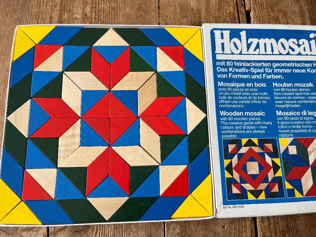 Mooie doos met mozaïek, Kinderen en Baby's, Speelgoed | Educatief en Creatief, Ophalen of Verzenden, Zo goed als nieuw