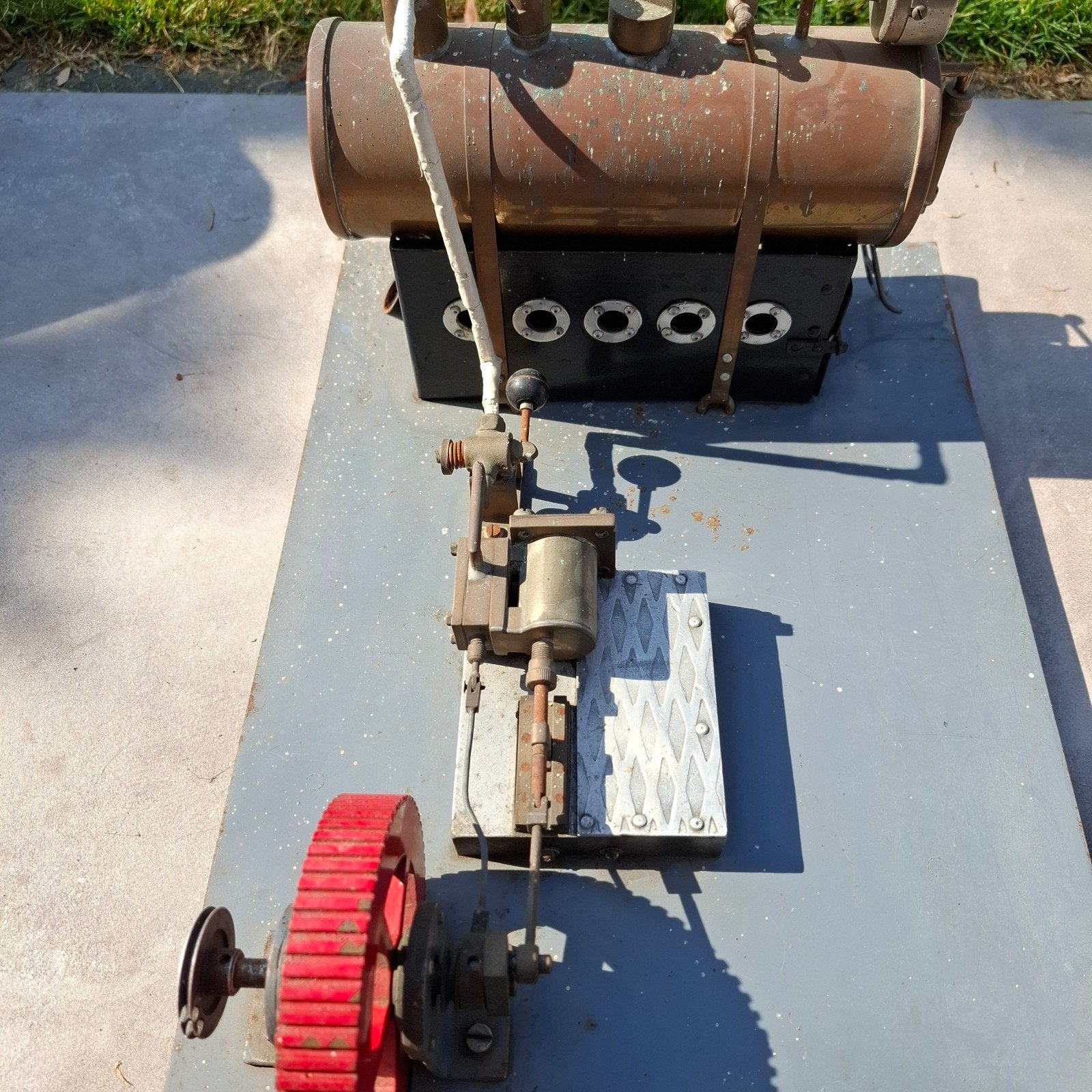 62 jaar oude stoommachine, Ophalen of Verzenden