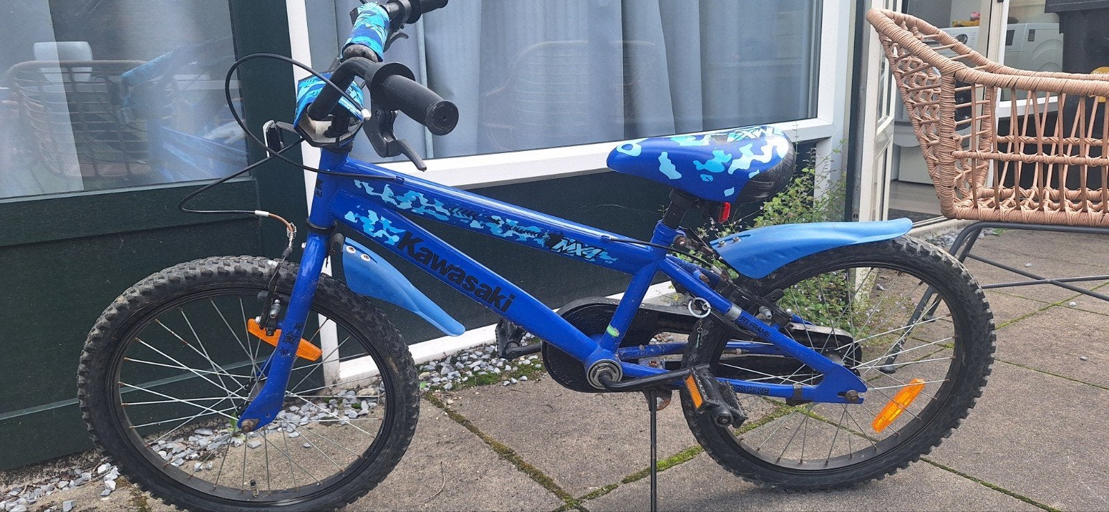 Kawasaki MX20 Kinderfiets - 20 inch, Fietsen en Brommers, Fietsen | Kinderfietsjes, Ophalen, 20 inch of meer, Gebruikt, Velgrem