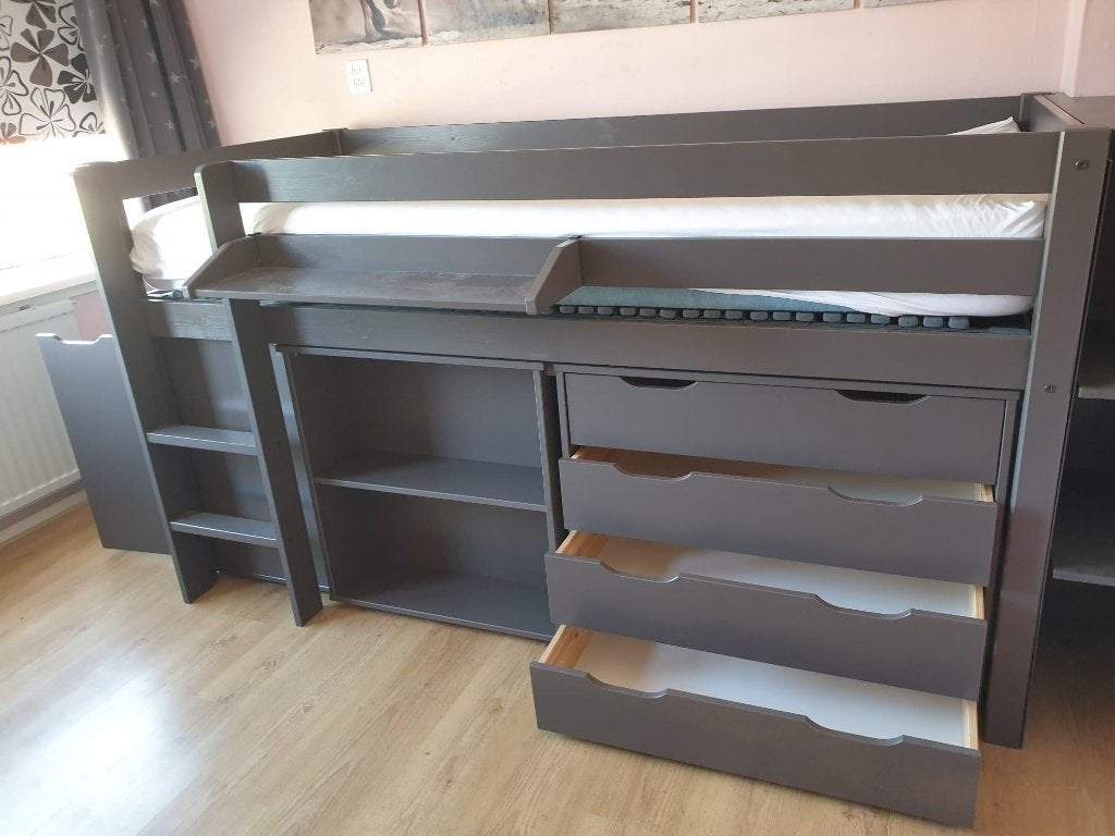 Halfhoogslaper, Huis en Inrichting, Ophalen, Gebruikt, 90 cm, Eenpersoons