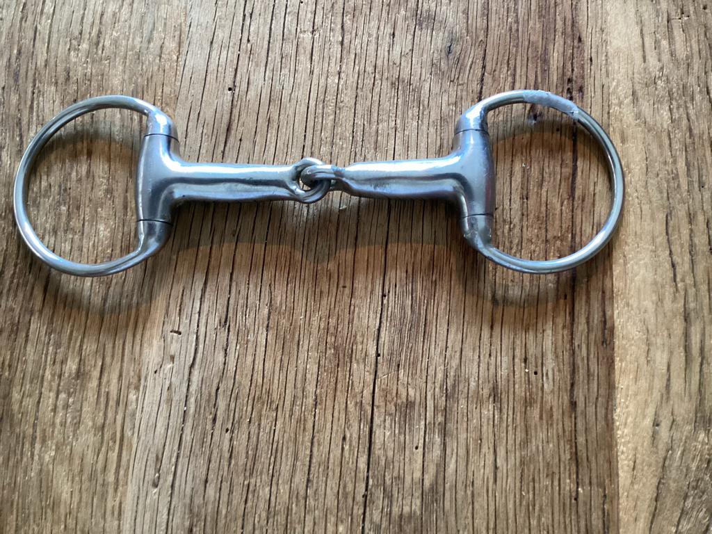 Enkel gebroken bit voor paard 13 cm, Dieren en Toebehoren, Ophalen of Verzenden, Zo goed als nieuw, Overige soorten