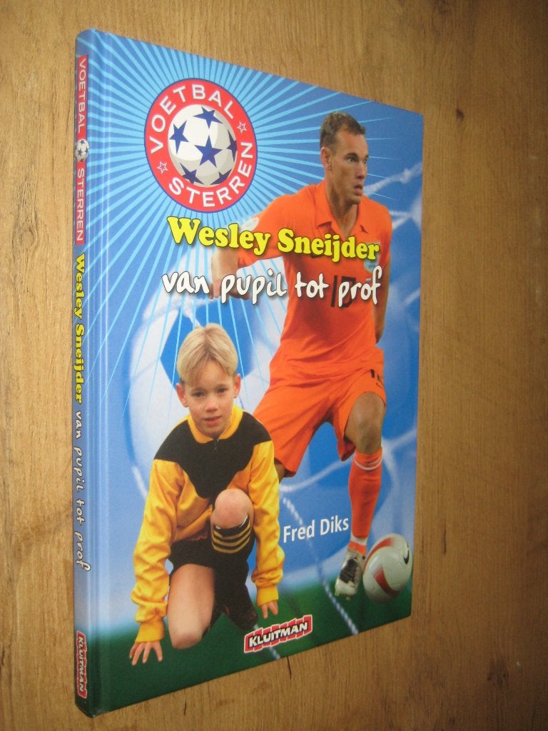 voetbalsterren wesley sneijder pupil/prof - fred diks (ajax), Ophalen of Verzenden, Zo goed als nieuw, Balsport