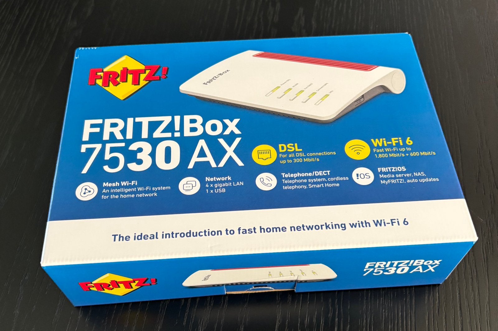 Fritzbox 7530 AX (ADSL-VDSL-FTTH) nieuwe en verzegeld, Computers en Software, Ophalen of Verzenden, Nieuw, Router