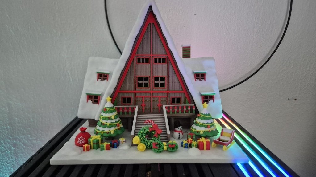3D Geprint Kersthuis, Diversen, Ophalen of Verzenden, Nieuw
