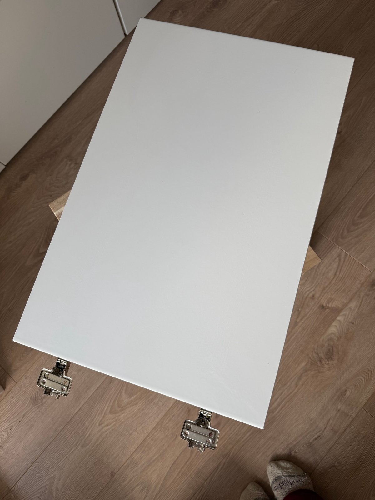 IKEA Besta Selsviken Hoogglans Wit Deur 60x38cm + Scharniere, Ophalen of Verzenden, Zo goed als nieuw