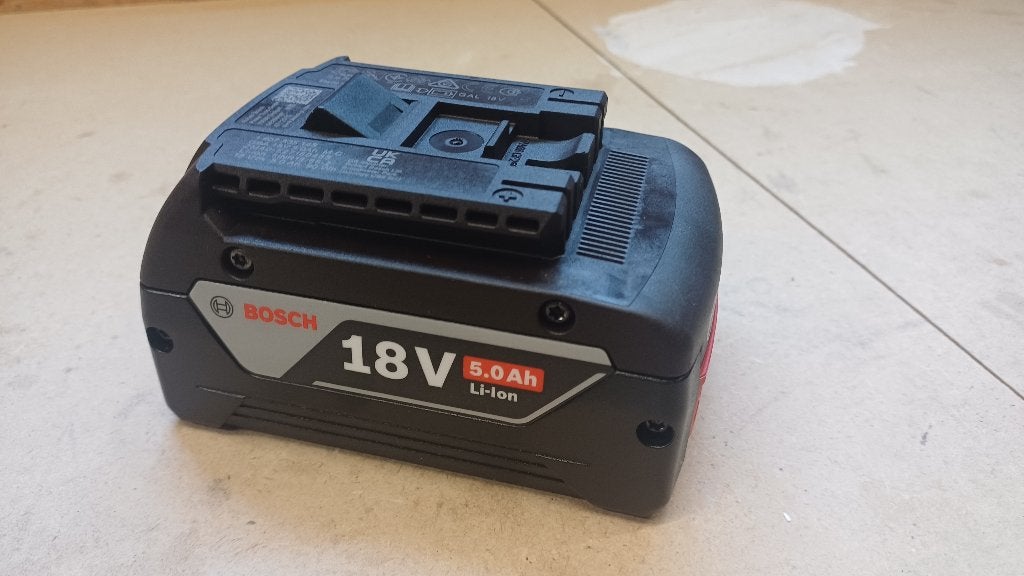 Bosch pro accu 18volt - 5.0ah met indicator nieuw, Nieuw, Ophalen of Verzenden, Boor- en Schroefmachine, Minder dan 400 watt