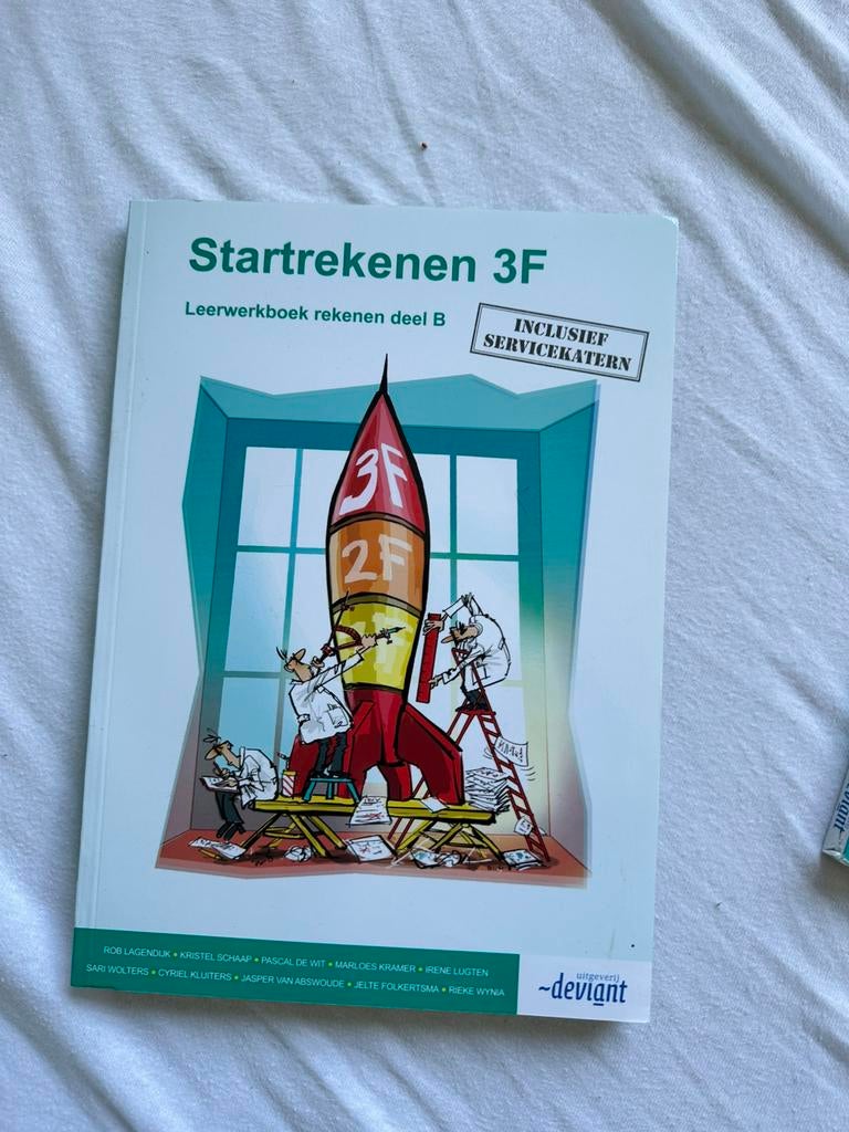 Startrekenen 3F: Leerwerkboek deel A & B, Boeken, Ophalen of Verzenden, Zo goed als nieuw, VMBO, Overige vakken