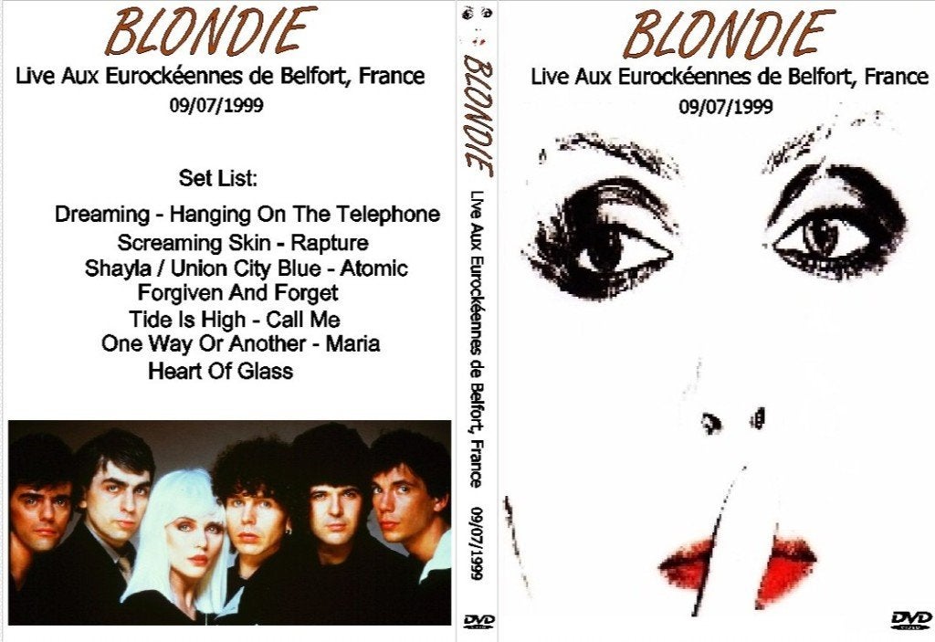 Blondie live aux eurockeenees de belfort, france 09/07/1999, Alle leeftijden, Verzenden, Nieuw in verpakking, Concert
