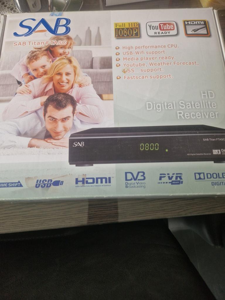 2 x beschikbaar SAB hd digital  sateliet receiver, Ophalen, Zo goed als nieuw