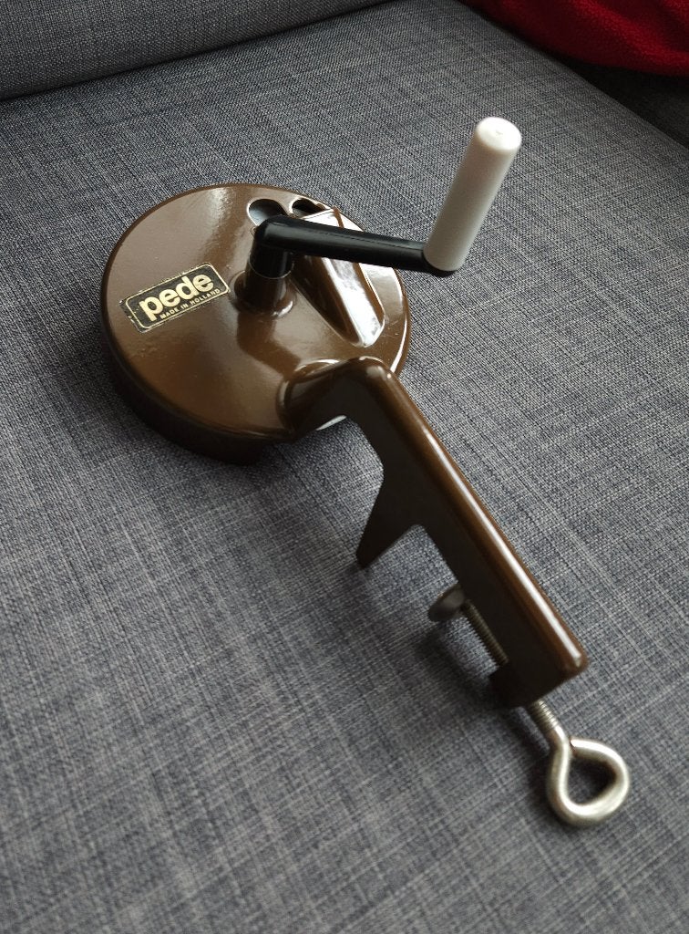 PeDe vintage snijbonenmolen bean slicer, Verzenden, Zo goed als nieuw, Metaal, Snijmachine